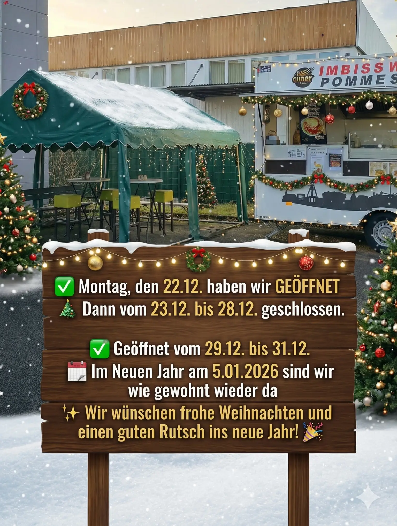 Curry Zoom – Weihnachts- und Neujahrsöffnungszeiten